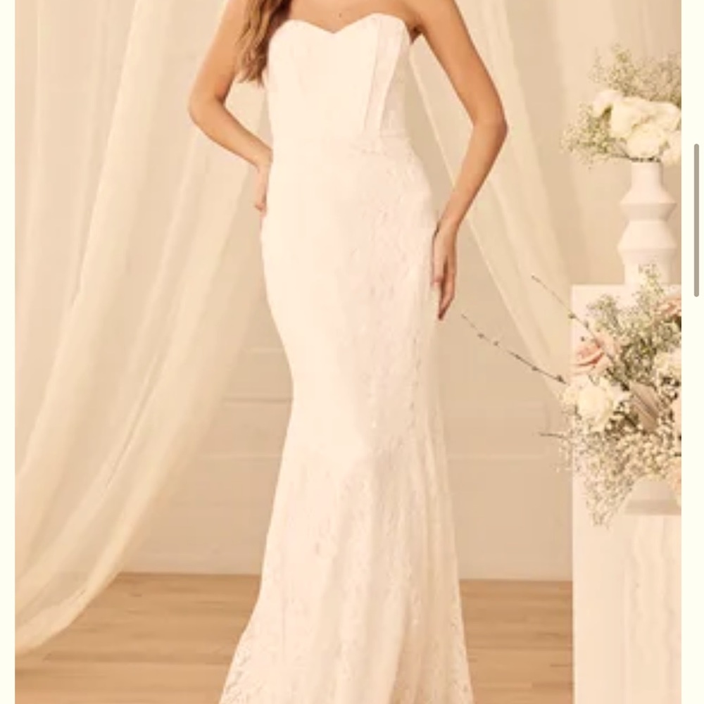 LULUS MERMAID MAXI DRESS SIZE LARGE!